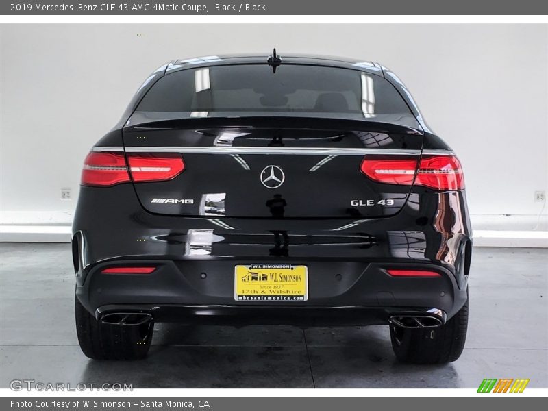 Black / Black 2019 Mercedes-Benz GLE 43 AMG 4Matic Coupe