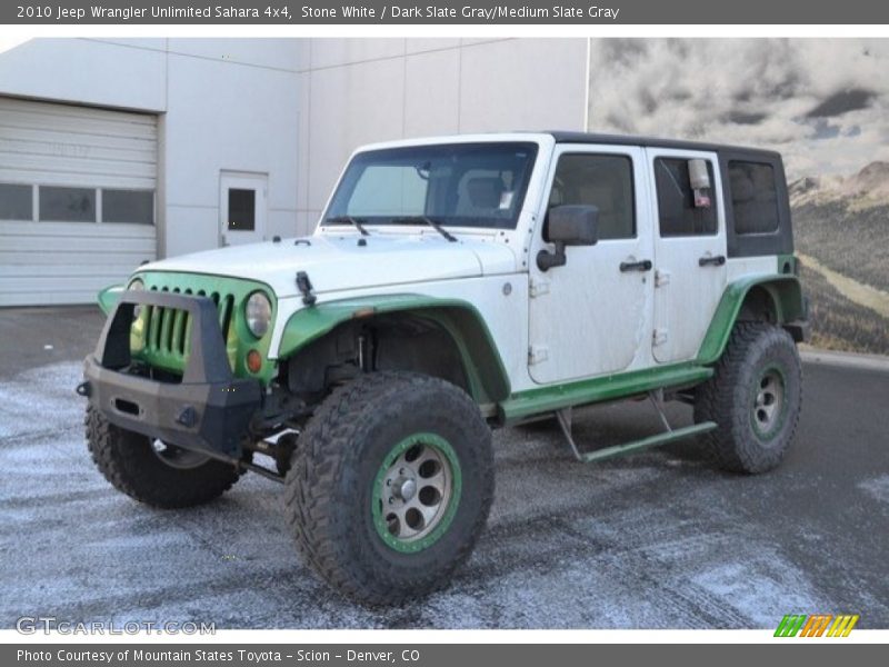 Stone White / Dark Slate Gray/Medium Slate Gray 2010 Jeep Wrangler Unlimited Sahara 4x4