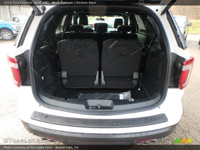 White Platinum / Medium Black 2019 Ford Explorer Sport 4WD