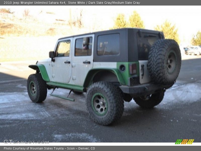 Stone White / Dark Slate Gray/Medium Slate Gray 2010 Jeep Wrangler Unlimited Sahara 4x4