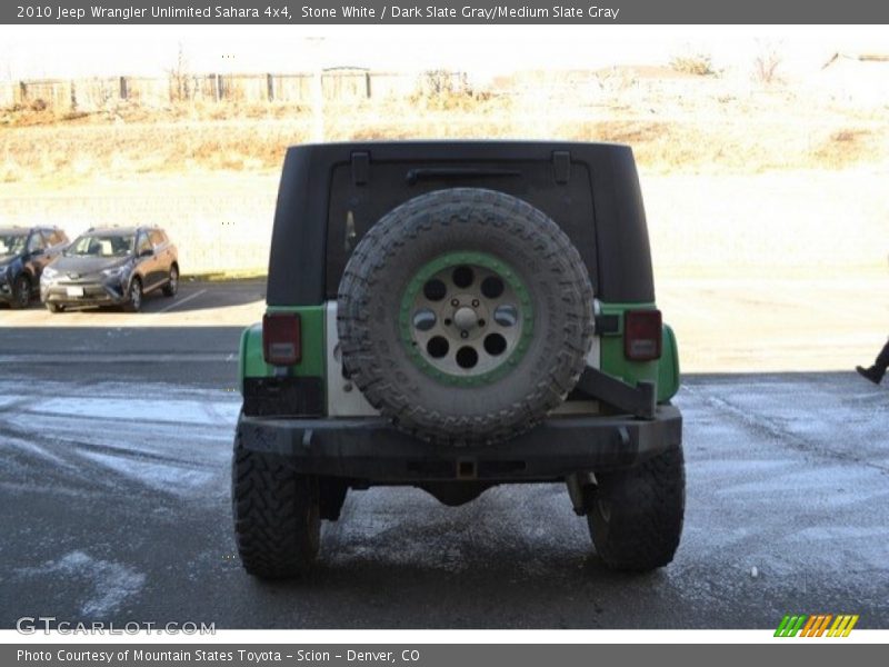 Stone White / Dark Slate Gray/Medium Slate Gray 2010 Jeep Wrangler Unlimited Sahara 4x4