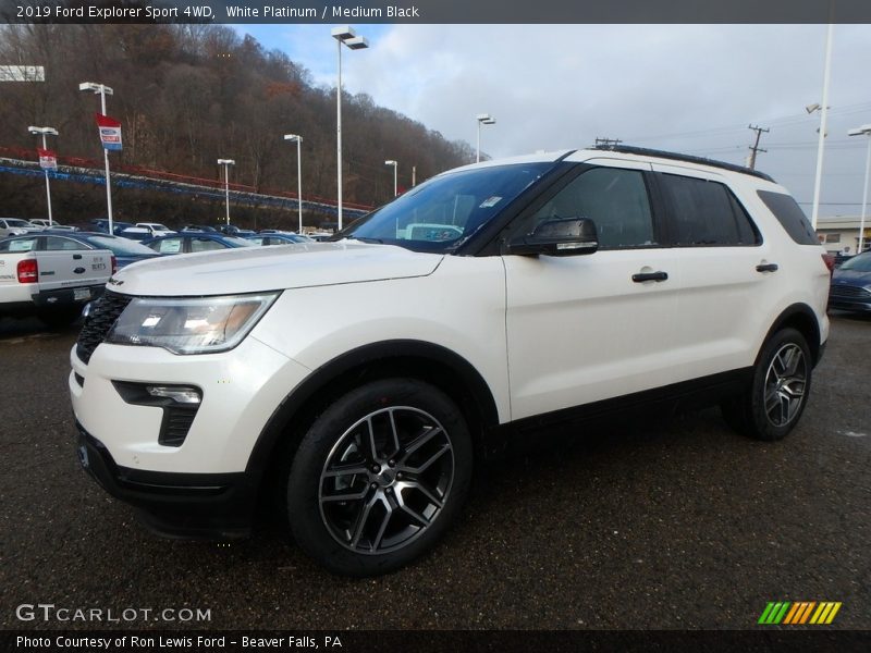 Front 3/4 View of 2019 Explorer Sport 4WD