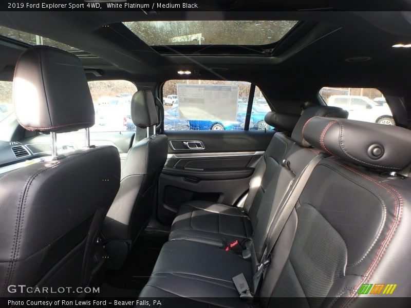 Rear Seat of 2019 Explorer Sport 4WD