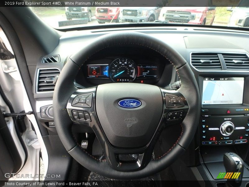  2019 Explorer Sport 4WD Steering Wheel