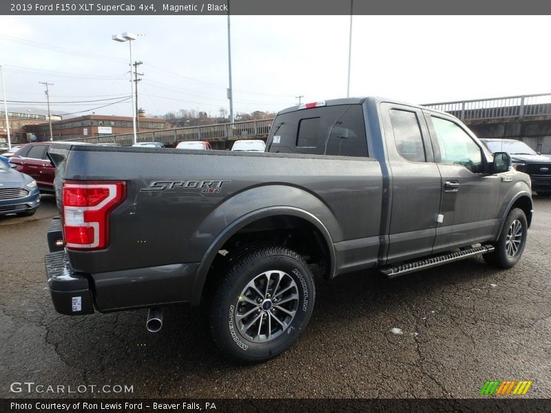 Magnetic / Black 2019 Ford F150 XLT SuperCab 4x4