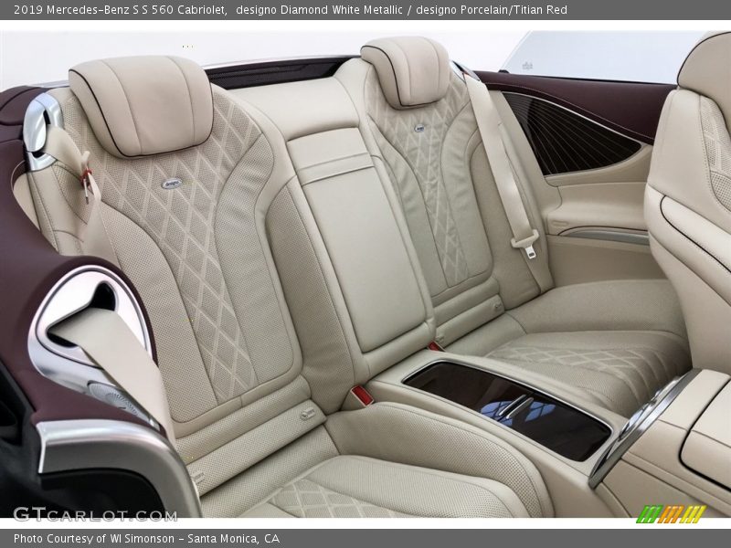 Rear Seat of 2019 S S 560 Cabriolet