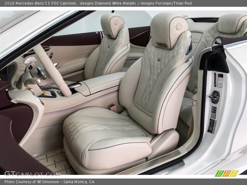 Front Seat of 2019 S S 560 Cabriolet
