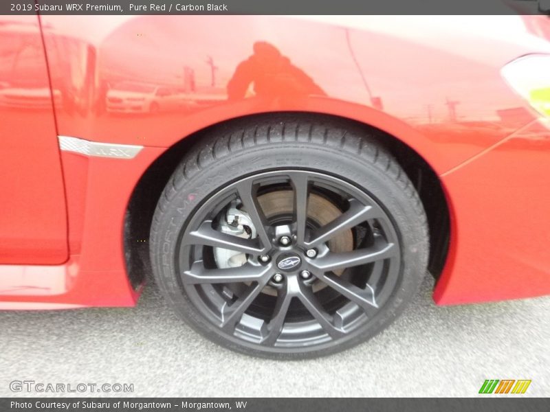 Pure Red / Carbon Black 2019 Subaru WRX Premium
