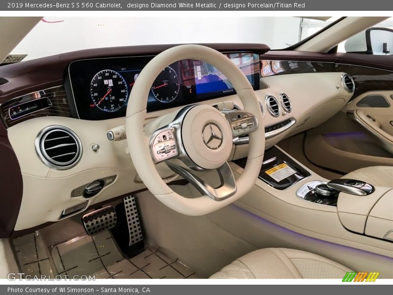 Dashboard of 2019 S S 560 Cabriolet