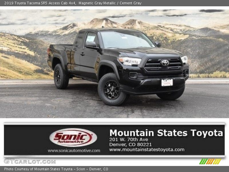Magnetic Gray Metallic / Cement Gray 2019 Toyota Tacoma SR5 Access Cab 4x4