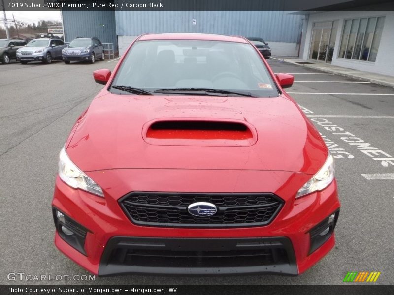 Pure Red / Carbon Black 2019 Subaru WRX Premium