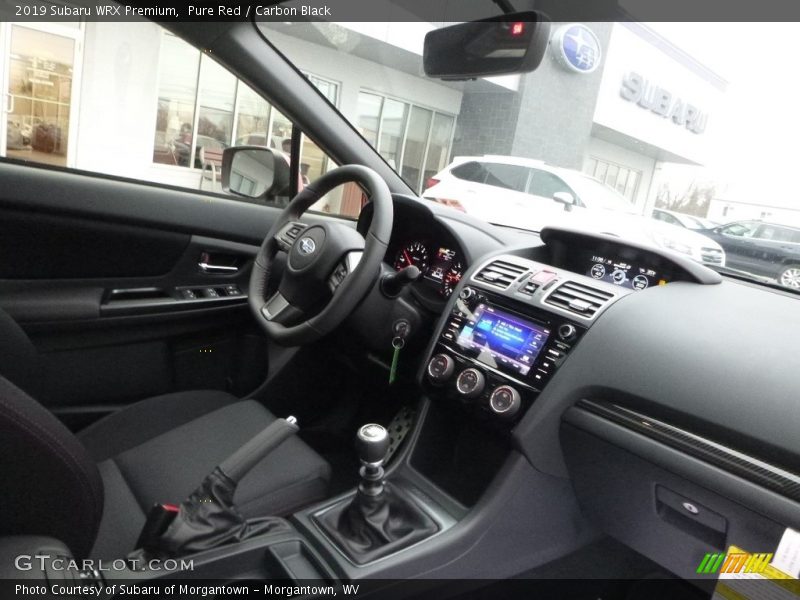 Dashboard of 2019 WRX Premium