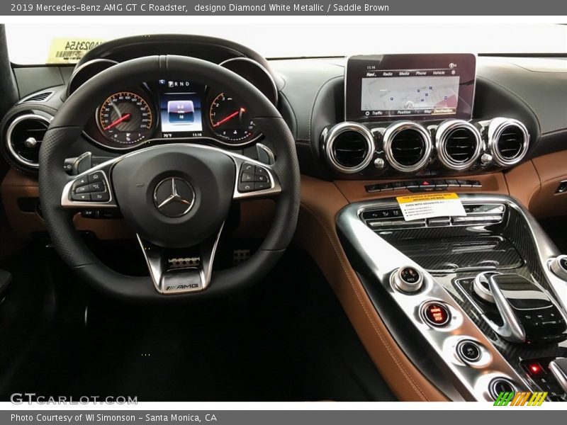 Dashboard of 2019 AMG GT C Roadster