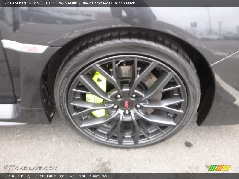 Dark Gray Metallic / Black Ultrasuede/Carbon Black 2019 Subaru WRX STI
