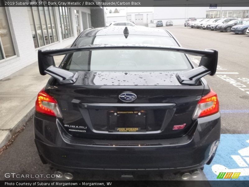 Dark Gray Metallic / Black Ultrasuede/Carbon Black 2019 Subaru WRX STI