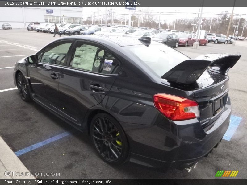 Dark Gray Metallic / Black Ultrasuede/Carbon Black 2019 Subaru WRX STI