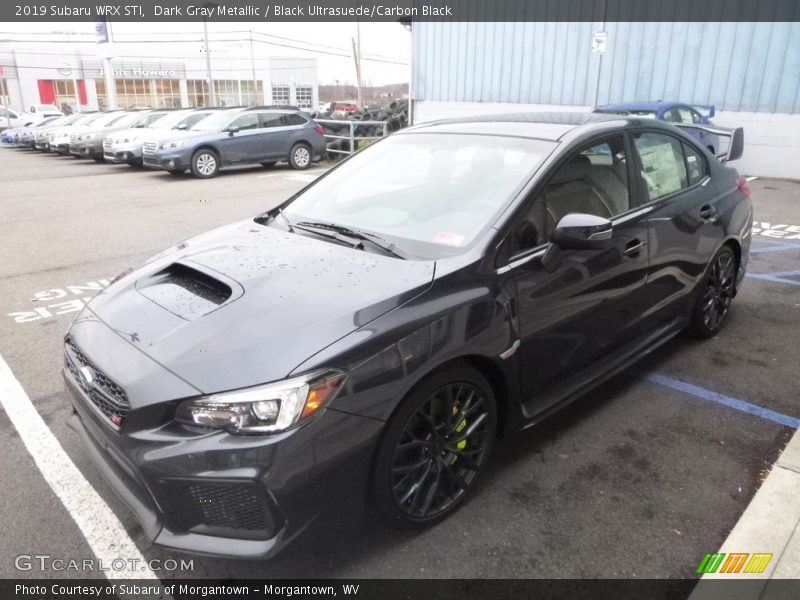 Dark Gray Metallic / Black Ultrasuede/Carbon Black 2019 Subaru WRX STI