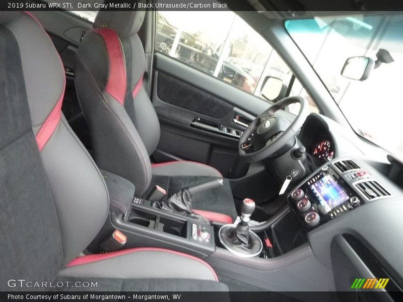 Dark Gray Metallic / Black Ultrasuede/Carbon Black 2019 Subaru WRX STI