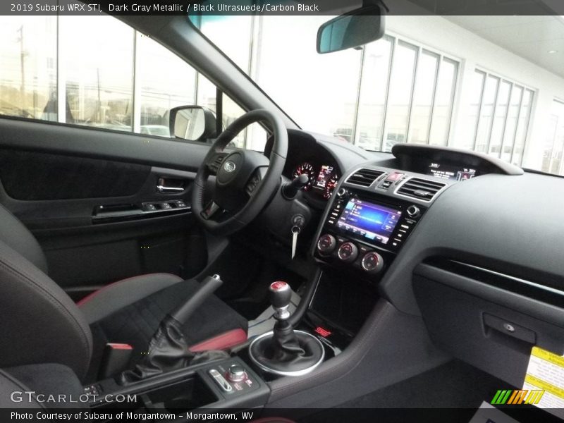 Dark Gray Metallic / Black Ultrasuede/Carbon Black 2019 Subaru WRX STI