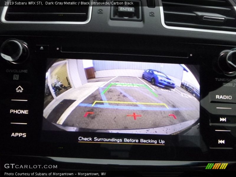 Dark Gray Metallic / Black Ultrasuede/Carbon Black 2019 Subaru WRX STI