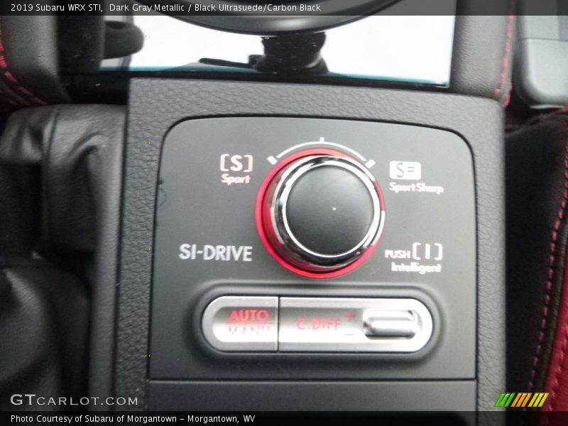 Dark Gray Metallic / Black Ultrasuede/Carbon Black 2019 Subaru WRX STI