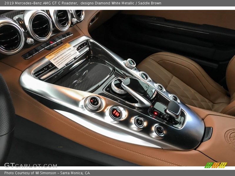 Controls of 2019 AMG GT C Roadster