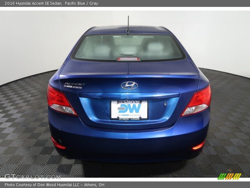 Pacific Blue / Gray 2016 Hyundai Accent SE Sedan