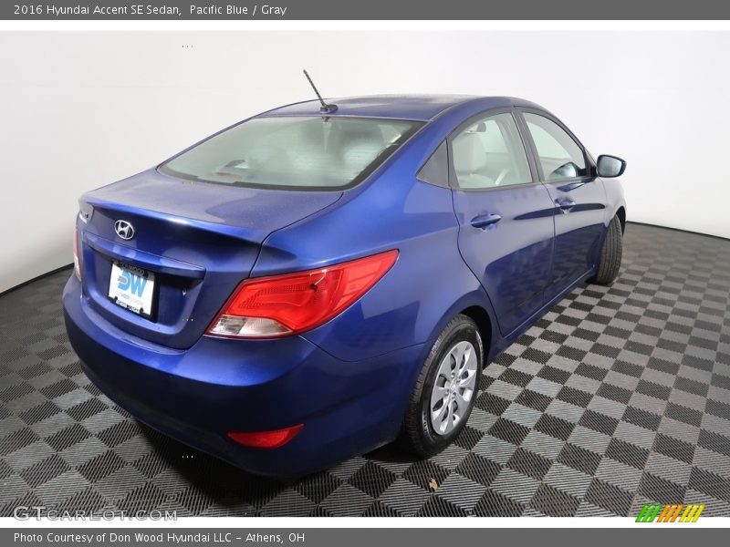 Pacific Blue / Gray 2016 Hyundai Accent SE Sedan