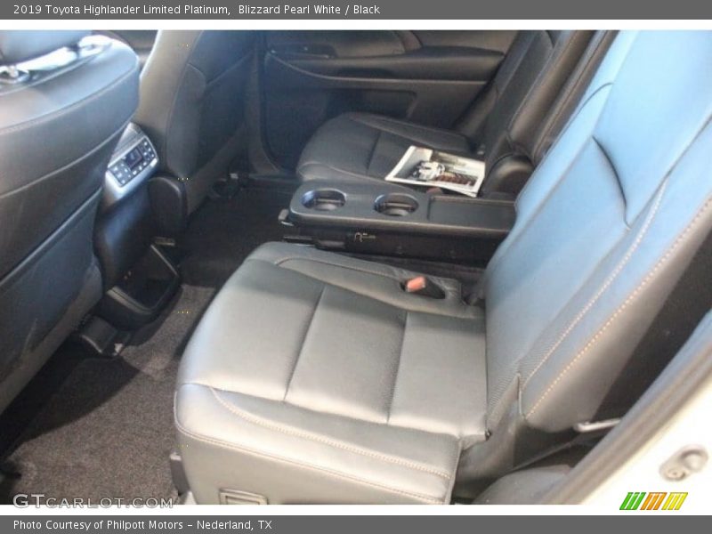 Blizzard Pearl White / Black 2019 Toyota Highlander Limited Platinum