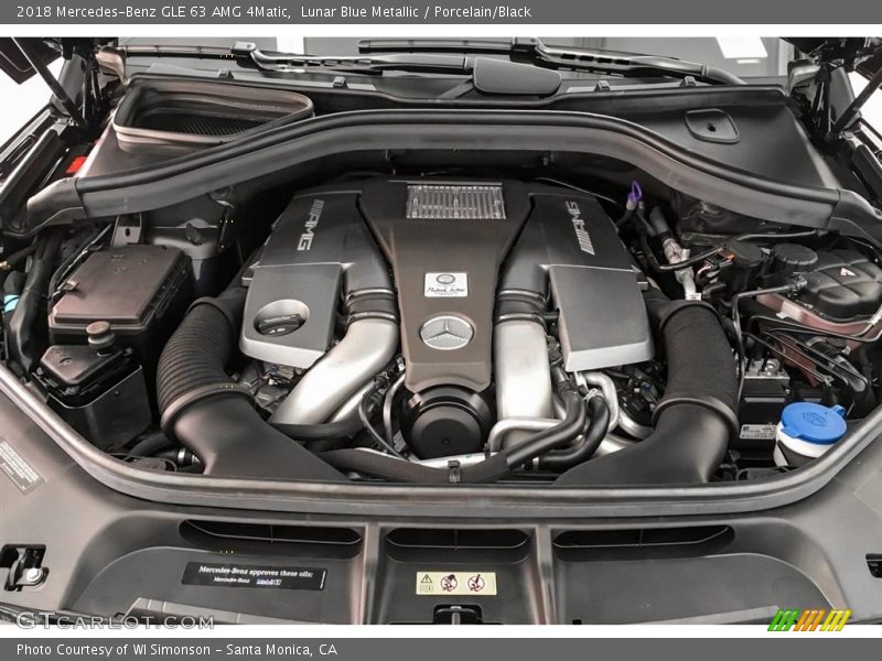  2018 GLE 63 AMG 4Matic Engine - 5.5 Liter AMG DI biturbo DOHC 32-Valve VVT V8