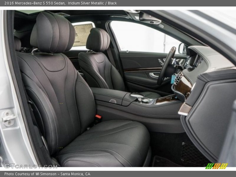 Iridium Silver Metallic / Black 2016 Mercedes-Benz S 550 Sedan
