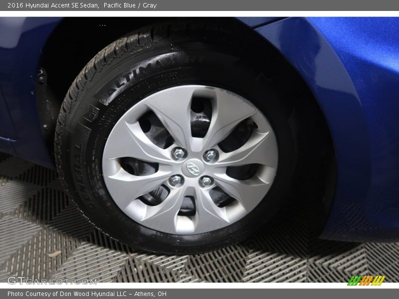 Pacific Blue / Gray 2016 Hyundai Accent SE Sedan