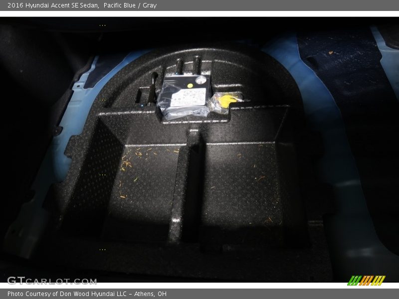 Pacific Blue / Gray 2016 Hyundai Accent SE Sedan