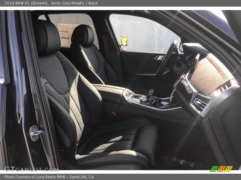 Arctic Grey Metallic / Black 2019 BMW X5 xDrive40i
