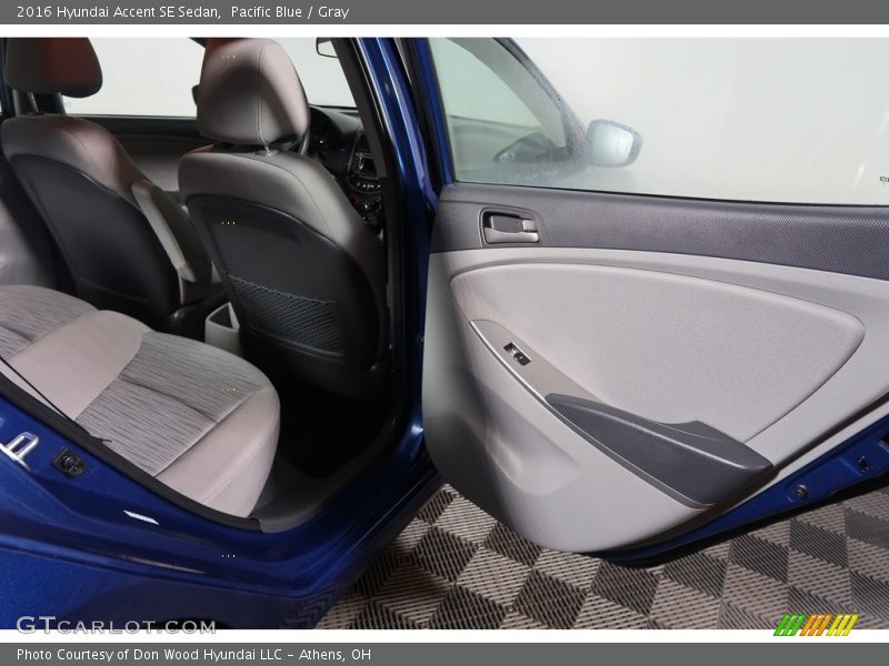 Pacific Blue / Gray 2016 Hyundai Accent SE Sedan