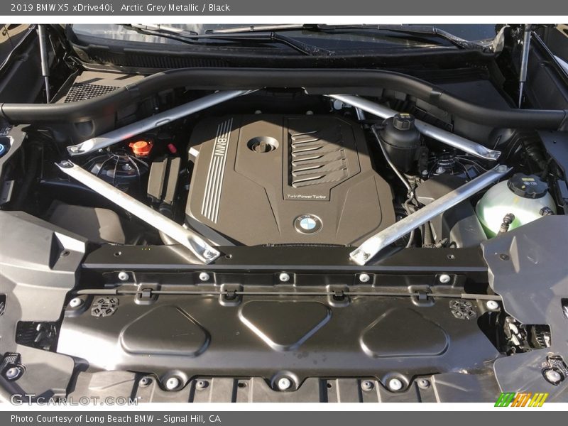 Arctic Grey Metallic / Black 2019 BMW X5 xDrive40i