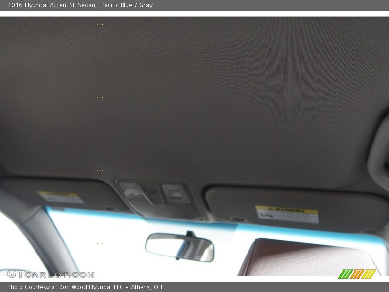 Pacific Blue / Gray 2016 Hyundai Accent SE Sedan