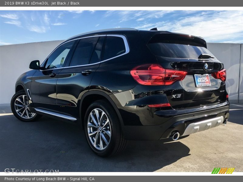 Jet Black / Black 2019 BMW X3 sDrive30i