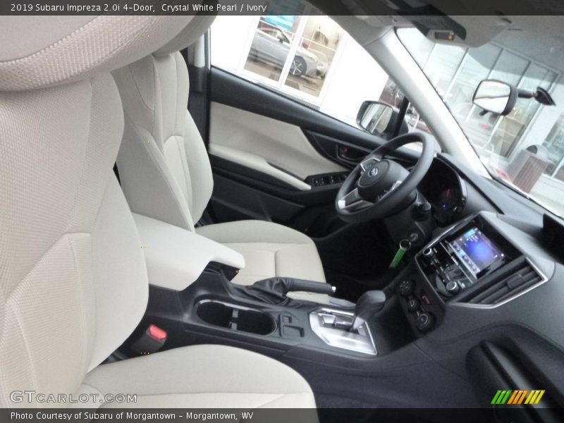 Crystal White Pearl / Ivory 2019 Subaru Impreza 2.0i 4-Door
