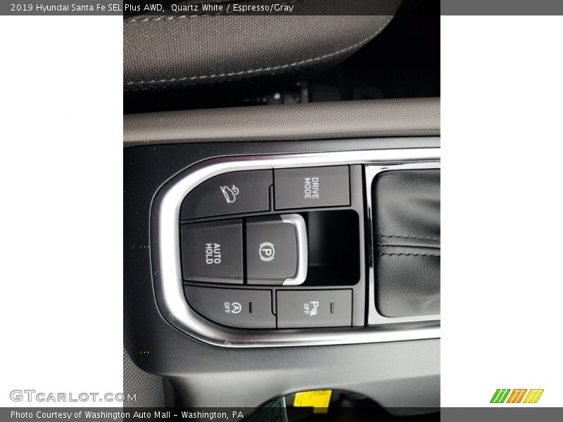 Quartz White / Espresso/Gray 2019 Hyundai Santa Fe SEL Plus AWD