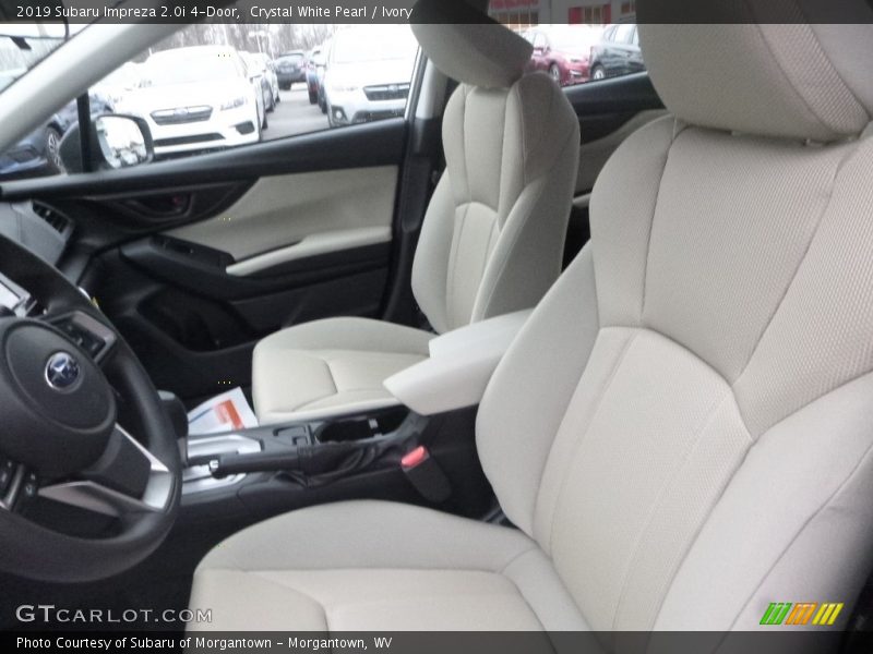 Crystal White Pearl / Ivory 2019 Subaru Impreza 2.0i 4-Door