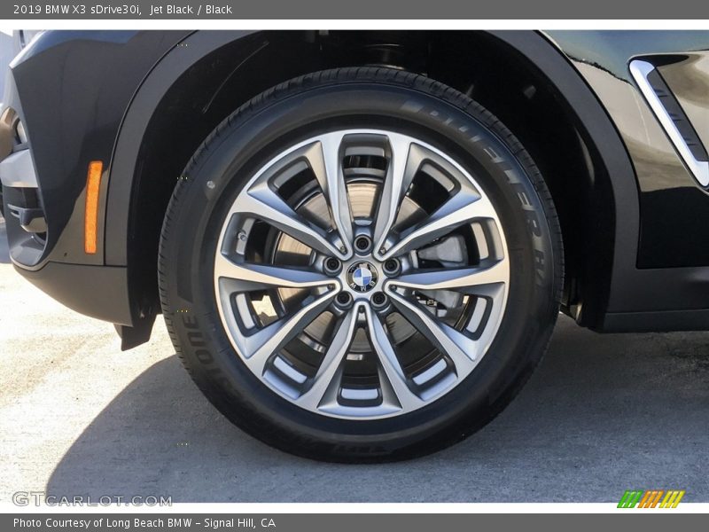 Jet Black / Black 2019 BMW X3 sDrive30i
