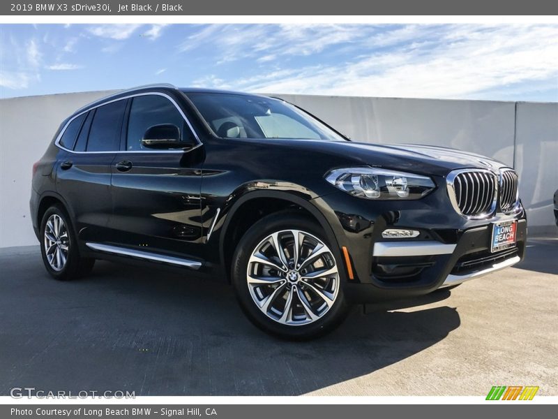 Jet Black / Black 2019 BMW X3 sDrive30i