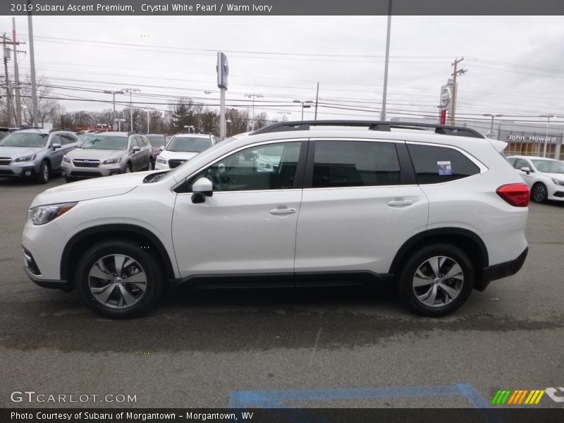 Crystal White Pearl / Warm Ivory 2019 Subaru Ascent Premium