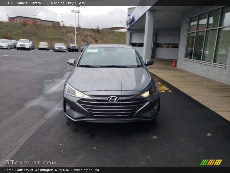 Machine Gray / Gray 2019 Hyundai Elantra SEL