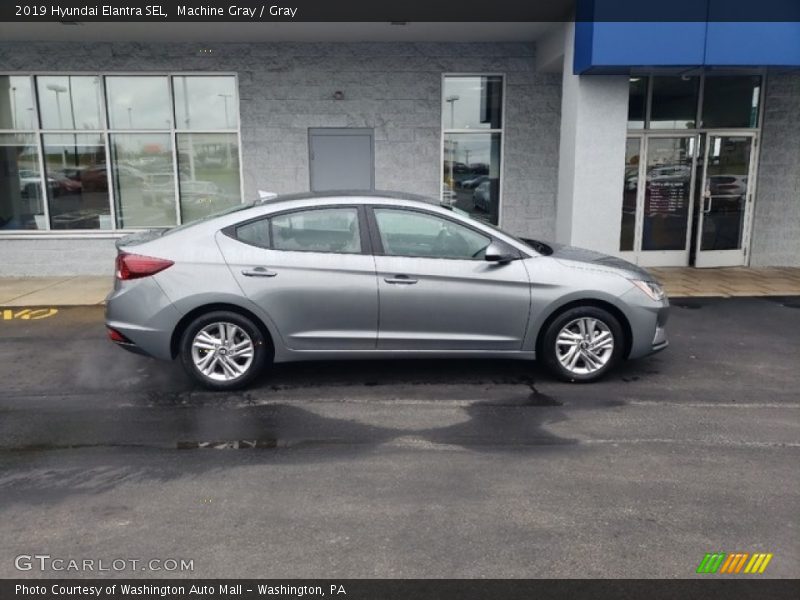 Machine Gray / Gray 2019 Hyundai Elantra SEL