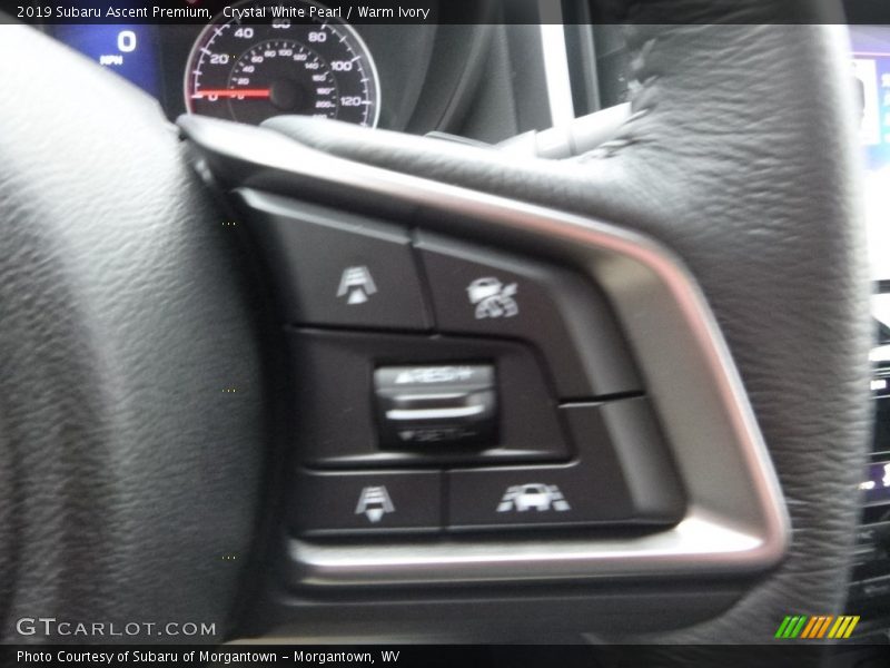 Crystal White Pearl / Warm Ivory 2019 Subaru Ascent Premium