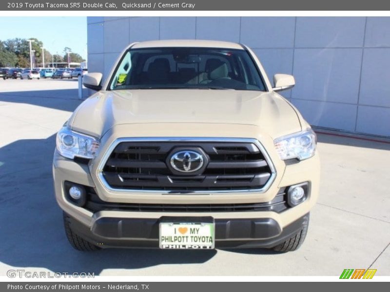 Quicksand / Cement Gray 2019 Toyota Tacoma SR5 Double Cab