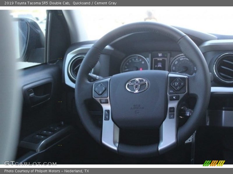 Quicksand / Cement Gray 2019 Toyota Tacoma SR5 Double Cab