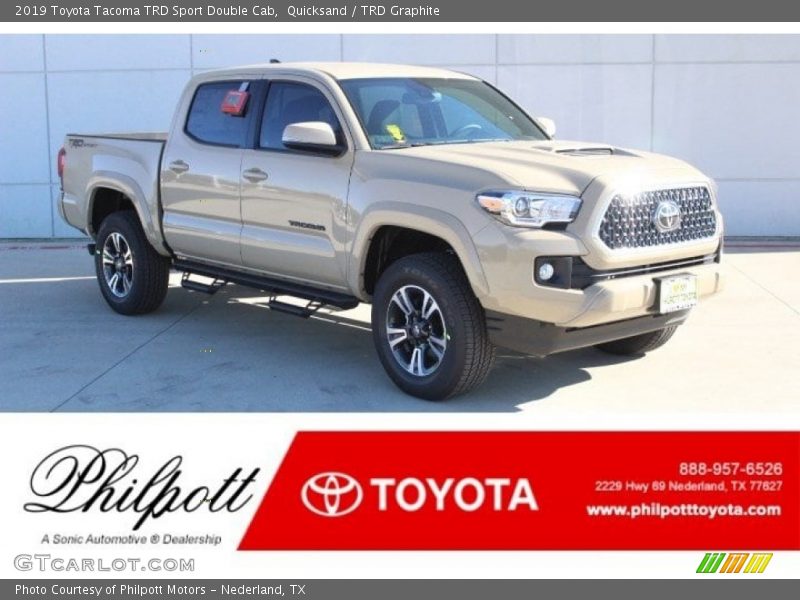 Quicksand / TRD Graphite 2019 Toyota Tacoma TRD Sport Double Cab